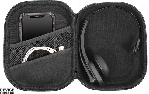CaseSack Case for Trucker Headset like Sarevile Bluetooth Headset, V5.2 Wireless Headset, TECKNET, LEVN, EKSA, COMEXION...